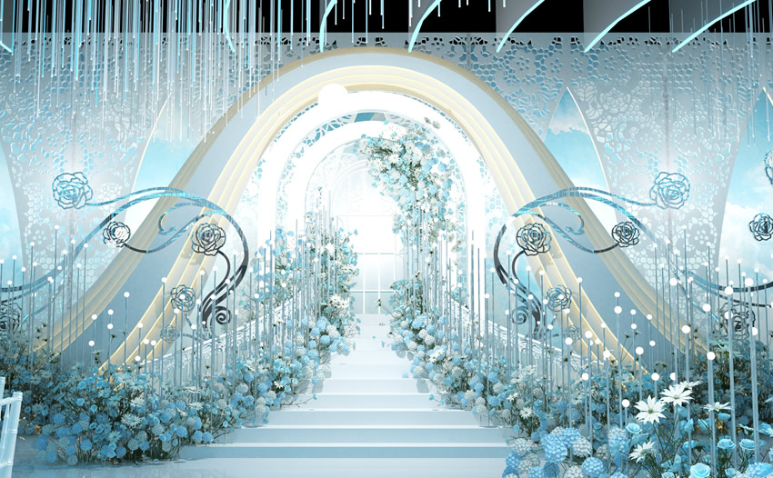 新和釡香烙馍村水晶厅效果展示