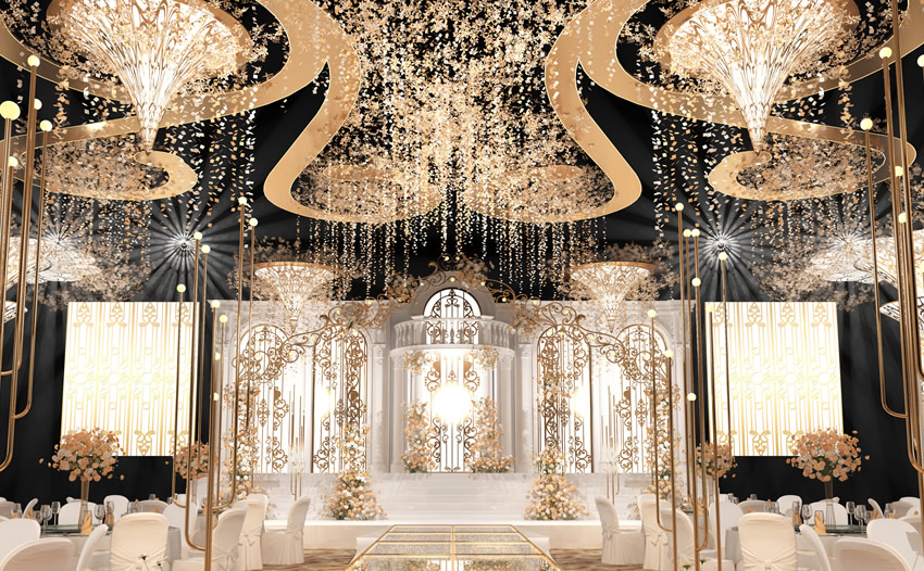 新和花木兰喜事汇金色大厅效果展示